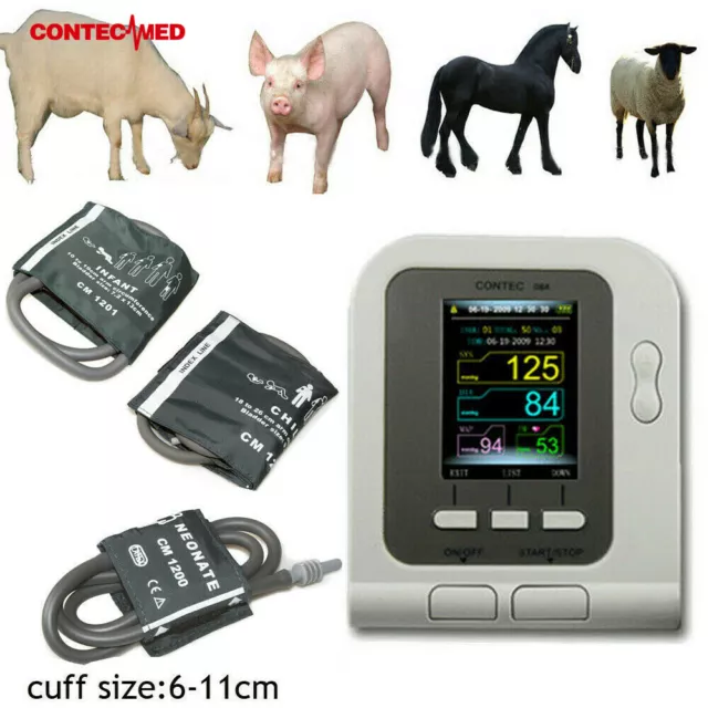 USA Digital VET Veterinary Blood Pressure Monitor USB NIBP BP monitor 3 Cuffs 3