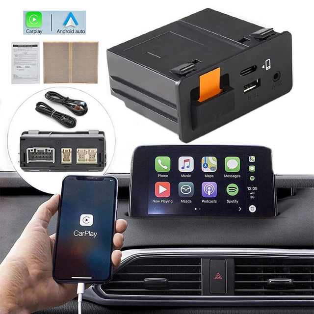 CARPLAY ADAPTER ANDROID Auto USB HUB Retrofit kit For Mazda 2 3 6 CX-3 ...