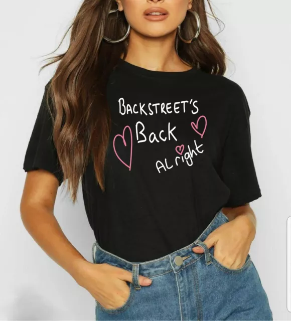 Backstreet's Back Alright T-shirt Backstreet Boys T-Shirt UK Tour 2024 Fashion