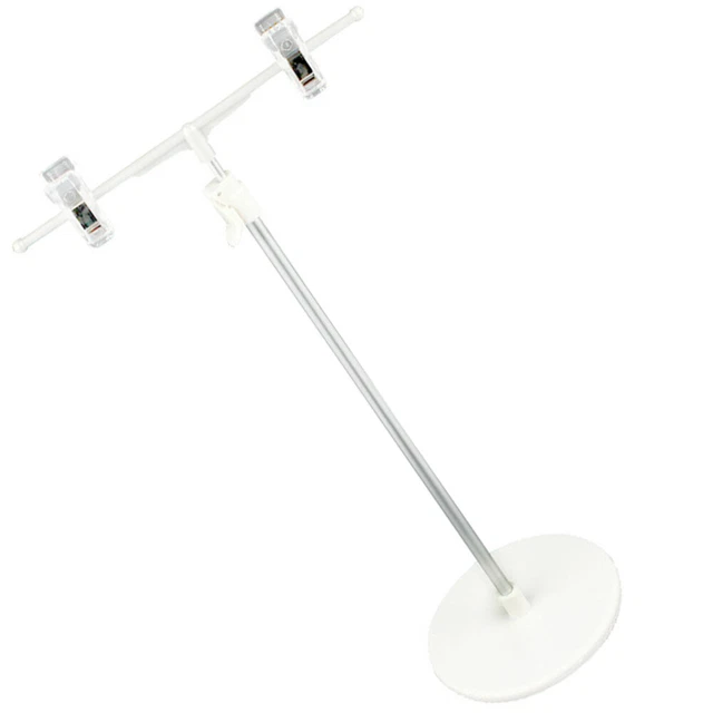 Porte-affiches En Acier Inoxydable Réglable Pour Affichage Sur Table