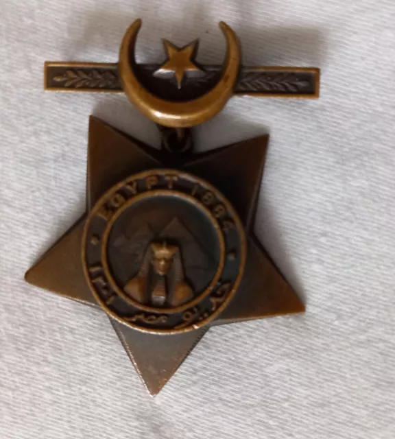 Khedives Star Egypt Medal 1884