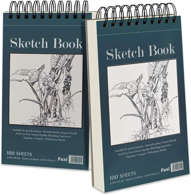 NEW Sealed Sketch Pad 11x14” Hardcover Sketchbook 110 sheets Colored Pencils