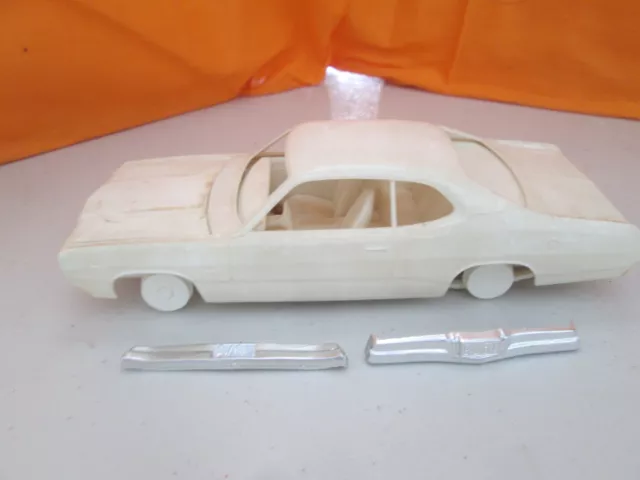 Vintage MPC 1975 Dodge Dart Partial Built Model Kit AS IS