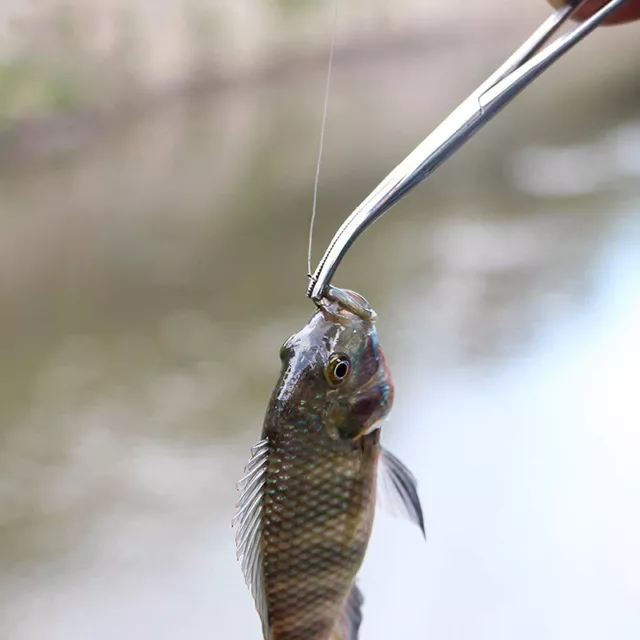 Stainless Steel Fishing Plier Scissor Line Cutter Hook Remover Forceps