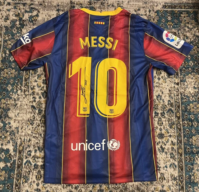 SIGNIERT LIONEL MESSI Trikot Unterschrift mit Autogramm Zertifikat EUR 499,00 PicClick DE