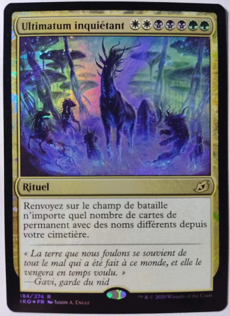 Near Mint x 1 Eerie Ultimatum - Foil - Extended Art Ikoria: Lair of Behemoths Va