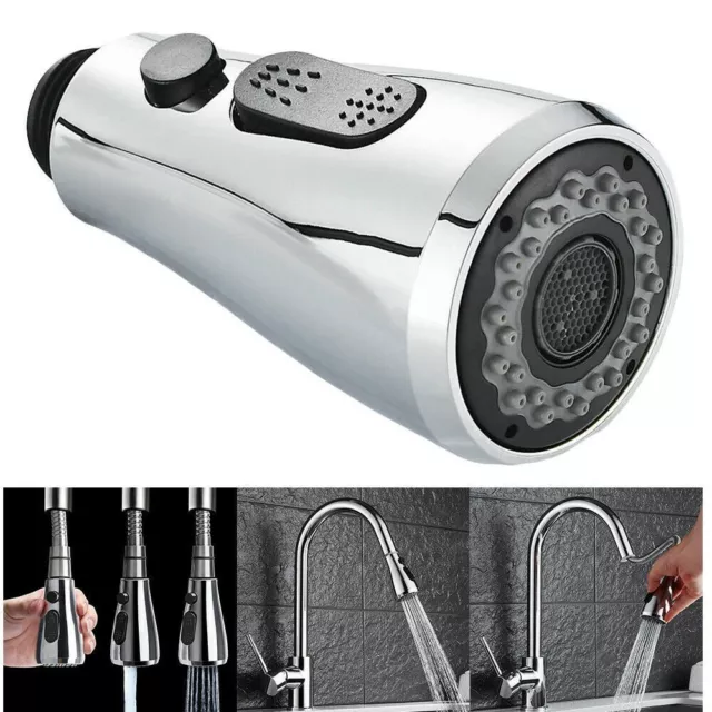 Pull Out Spray Head Replacement Universal Kitchen Sink Faucet Basin Mixer Tap Uk