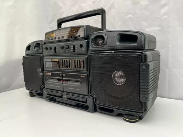 Lasonic CDP-979 Ghettoblaster vintage Radiorecorder Boombox working CD Player 2