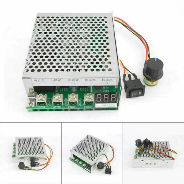 Motordrehzahlregler 10-55V 100A 5000W umschaltbarer DC PWM Speed ​​Controll V4Z9