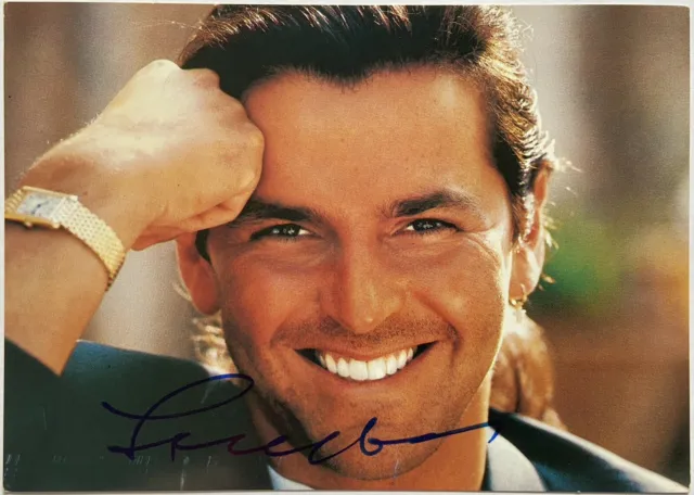 Thomas Anders signiert Karte Original Unterschrift Signatur Autogramm Signed