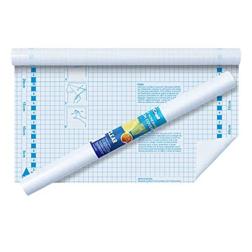 Clear Contact Paper Roll for Books, 17.5 in x 5 ft