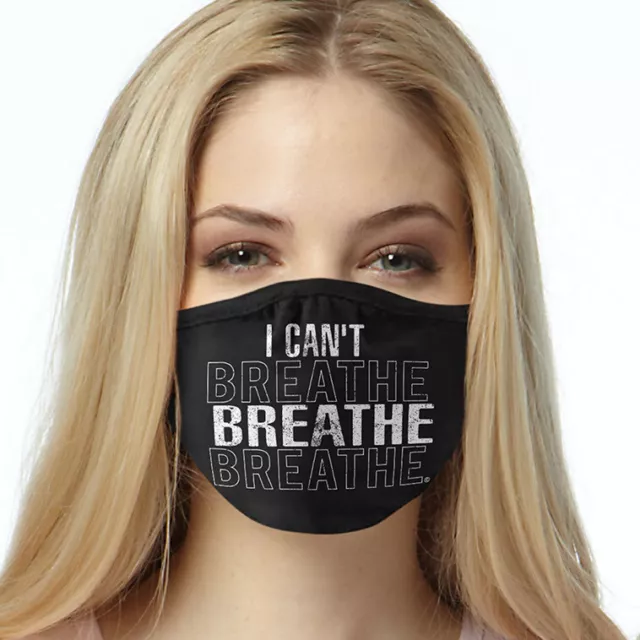 I Can't Breathe FACE MASK Reusable Washable Unisex Face Cover Cloth USA Seller