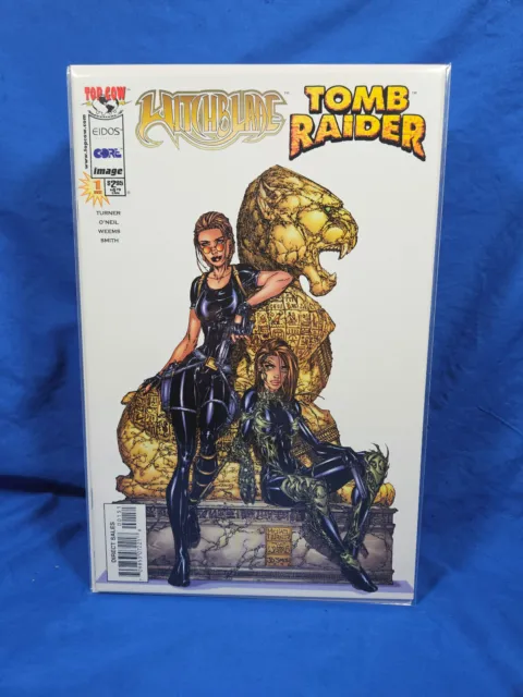 Witchblade Tomb Raider #1 Michael Turner Top Cow Comic VF/NM