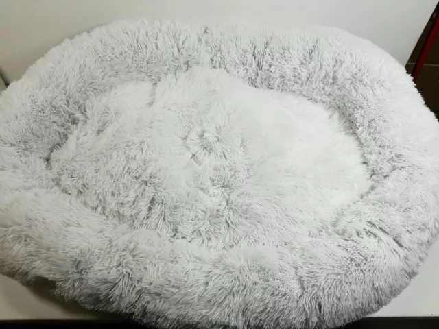 Fluffy Dog Bed Ultra Soft Washable Cushion Bed Comfy Cuddler Bed, XXX-Large