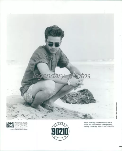 1991 Actor Jason Priestley of Beverly Hills 90210 Original News Service Photo