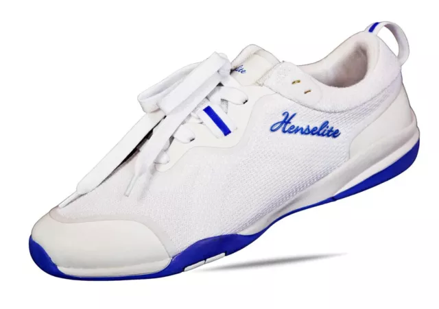 HENSELITE GENTS BLADE 36 Shoes in White-Blue **Clearance** £40.00 ...