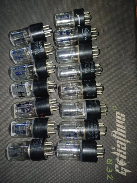 6SN7 AWV / Minniwatt , used tubes. made in Australia