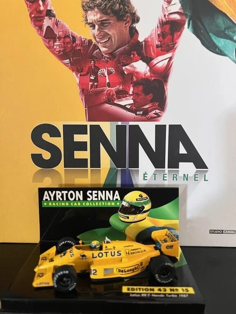Lot De 4 Miniatures F1 Ayrton Senna – 1/43 – Lotus Et McLaren – Figurines Pilote