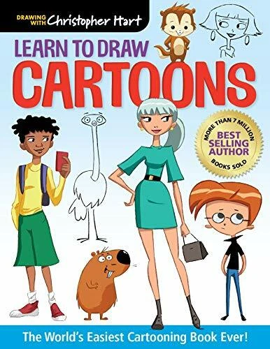 LEARN TO DRAW Cartoons: The World's Easiest Cart by Hart, Christopher ...