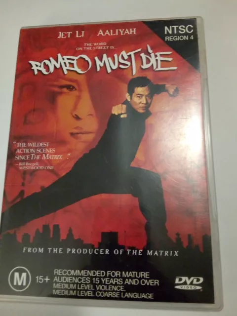 ROMEO MUST DIE (DVD, 2000) $6.50 - PicClick AU