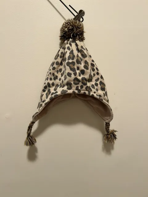 Old Navy Girls Cheetah Beanie L