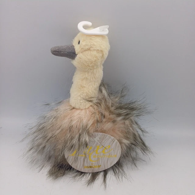 AURORA World 60911 Luxe Boutique Fiona Swan - Clip Para Llave, Blanco, S