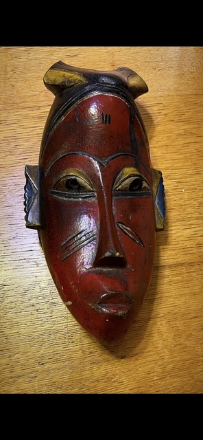 African Mask Baule Tribe Passport Mask Mali