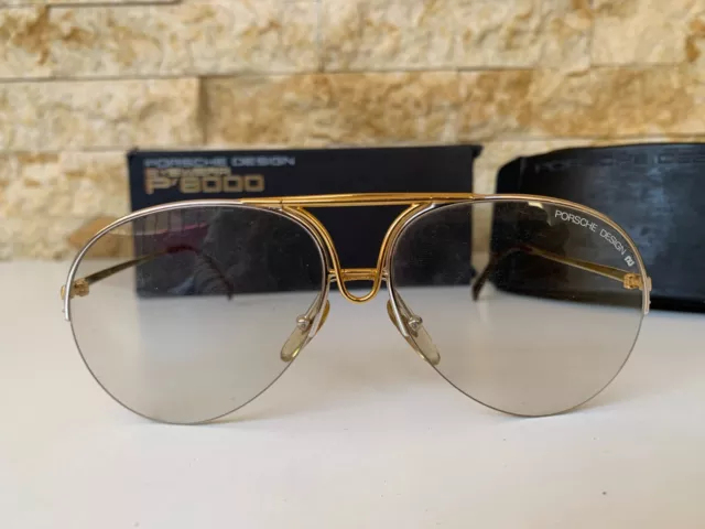 Nos Vintage Porsche Design By Carrera P8000 Glasses 5627 41 59-15-135 Full Set