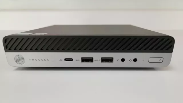 HP ProDesk 600 G4 Mini Desktop PC Intel i5-8500T 2.10GHz 16GB 128GB Win11