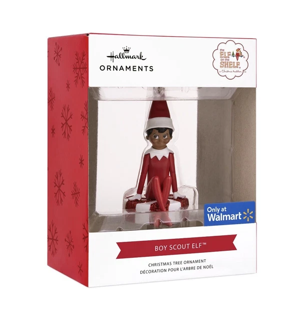 HALLMARK ELF ON the Shelf Boy Scout Elf Ornament Walmart Exclusive New