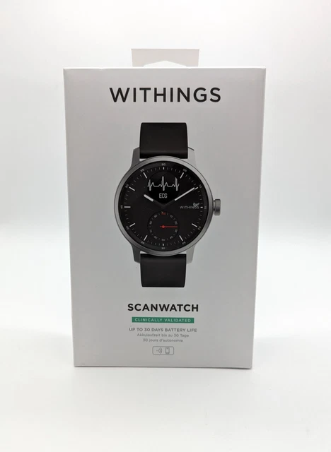 Brotect Pellicola Protettiva Per Withings ScanWatch 42mm (2 Pezzi) - Full Cover 3D Curva, Auto-Riparante, Made In Germany