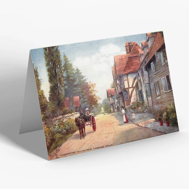 Biglietto Noel Tatt - Paesaggio Yorkshire Whitby - Compleanno O Auguri Varie (160x160 Mm)