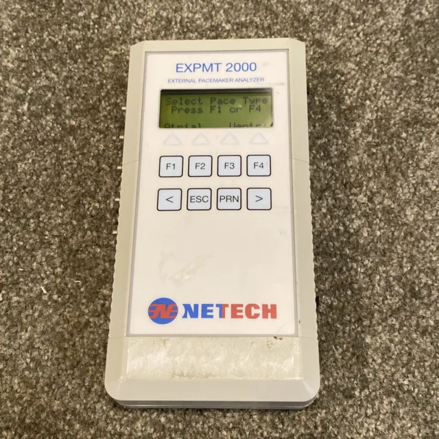 Netech EXPMT 2000 Digital Handheld External Pacemaker Analyzer Test EXCELLENT!