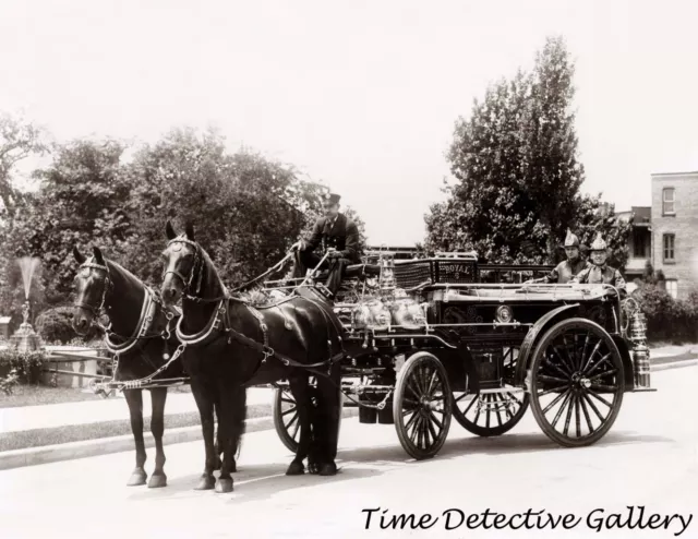 Royal Hose Chemical Fire Engine No. 6, York, PA - 1911 - Historic Photo Print