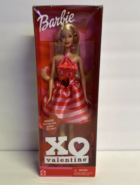 Barbie XO Valentine 2002 Mattel New in Package. Box Has A Few Dings.