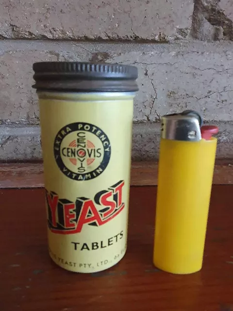 Vintage Cenovis ( Melbourne ) Yeast Tablets tin.