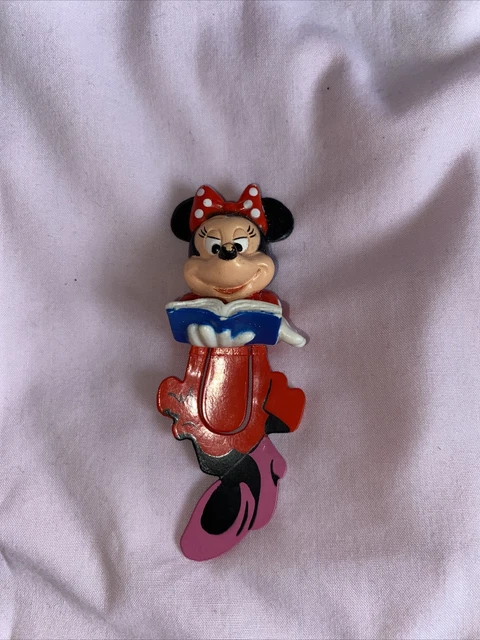 Vintage Minnie Mouse Applause 4 Inch PVC Bookmark Disney