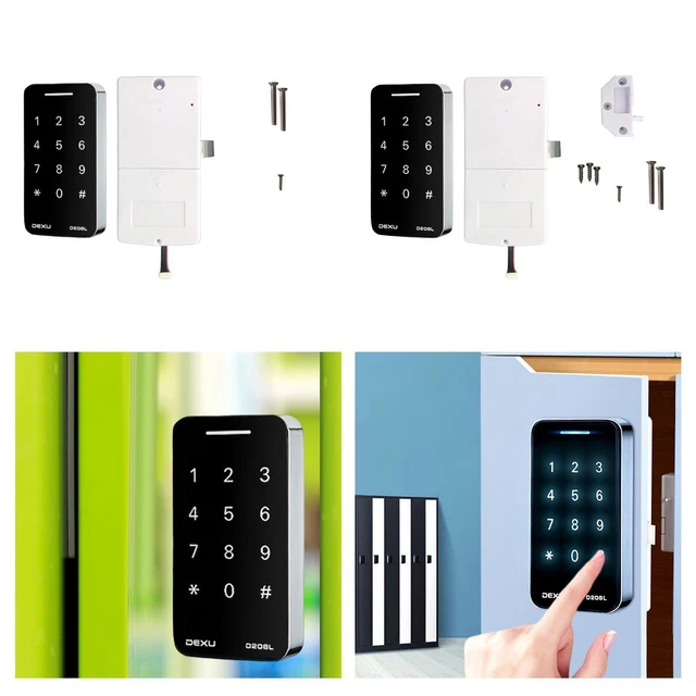SMART DIGITAL PASSWORD Lock Entry Touch Keypad Lock Security External ...