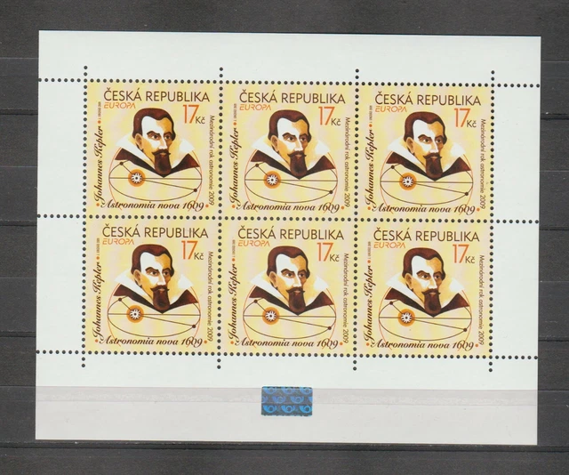 S38306 Czech Rep Europa Cept MNH 2009 Ms Astronomie Space