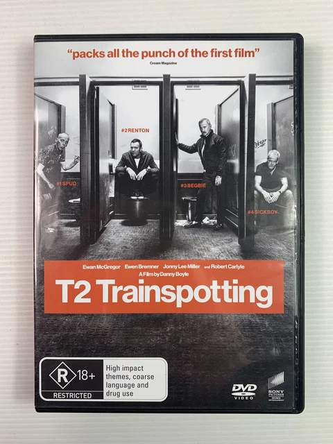 T2 Trainspotting Ewan McGregor Ewen Bremner DVD R4 Cult