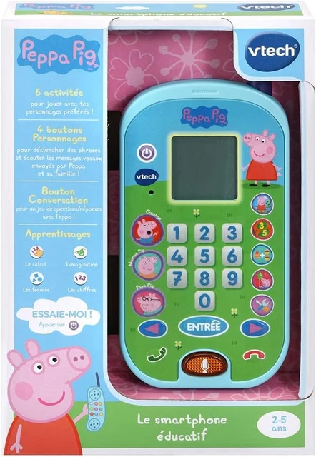 VTech Pat' Patrouille Smartphone Éducatif – Écran LCD Rétroéclairé, 6 Activités, Voix Des Personnages – Dès 3 Ans – Contenu En Français