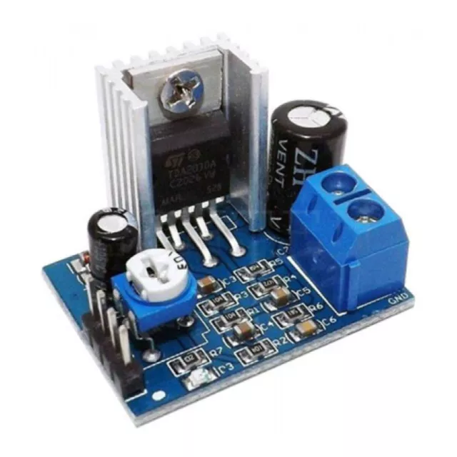 Modulo amplificatore audio mono TDA2030A 18 watt su 8 ohm 6 – 12 V DC