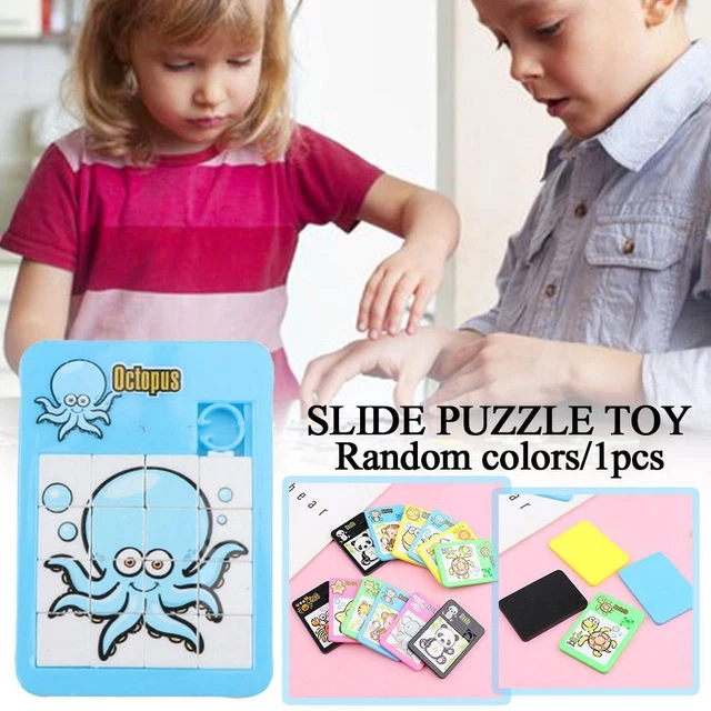 3D Sliding Puzzle Toy Animal Number Puzzle Slide Jigsaw Toy For Kids M7F8