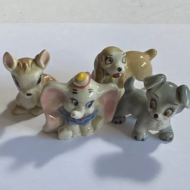 Wade Whimsies Disney Bundle Lot Rare Dumbo, Bambi, Lady And The Tramp