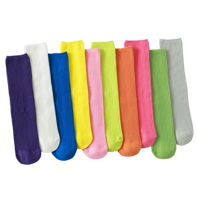 2 Pairs Cotton Crew Socks Socks Gift Set Toddler Boys Socks Parent-child Socks 9