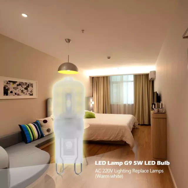 LED Lamp G9 5W LED Bulb Spotlight Chandelier Lighting Replace Halogen Lamps