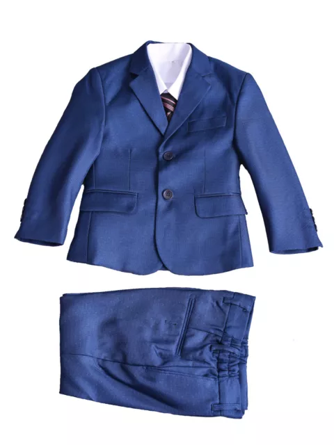 Boys Formal Suits Wedding PageBoy Party Prom 5 Piece Suit 2-15 Years Blue