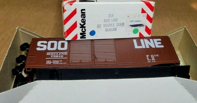 McKEAN HO BOXCAR  SOO LINE LIMITED - NEW DD 75912 double door