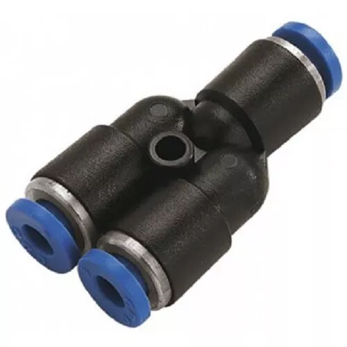 Push-Fit Equal 'Y' Unions / Connectors : Pneumatic Fittings