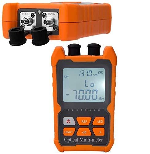 Fiber Optic Cable Tester Portable Optical Fiber Power Meter FC/SC/ST Universa...